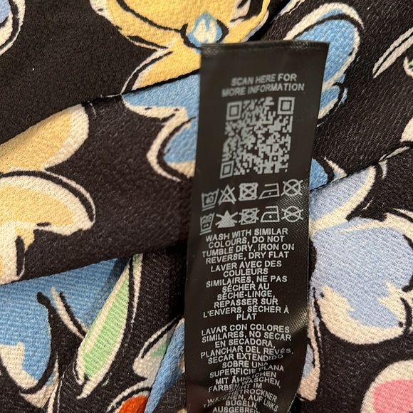 ASOS DESIGN flutter sleeve floral midi tea dress/NWOT/8 - Picture 12 of 16